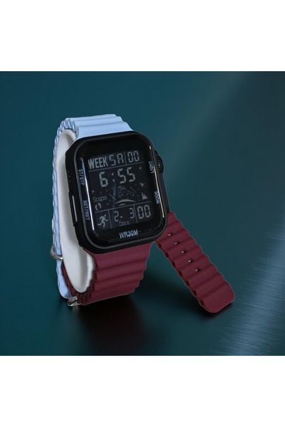 Qulothes SU GEÇİRMEZ Dijital Kronometre Takvimli Takım Taraftar Değişen Kordo...