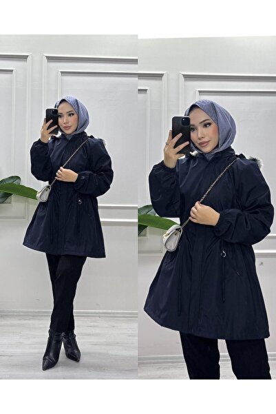 moda acar معطف قصير مبطن بالصوف من الداخل