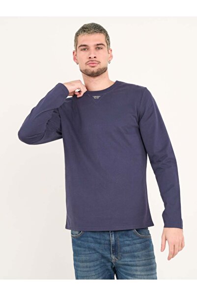 Timeout Men's long sleeve t-shirt with logo details