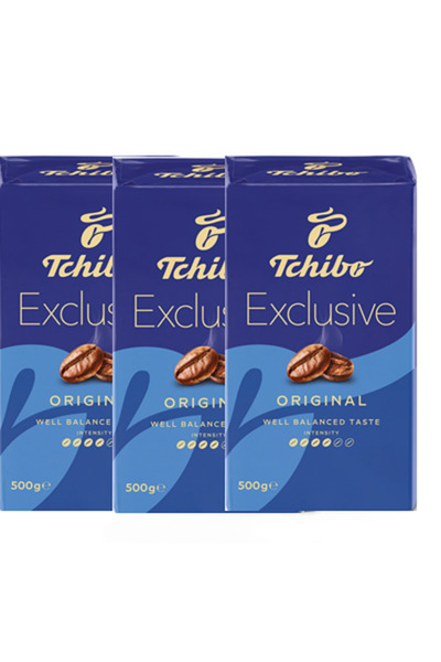Tchibo Exclusive Ground Coffee 500 g - 3 Pieces (3 Packs)
