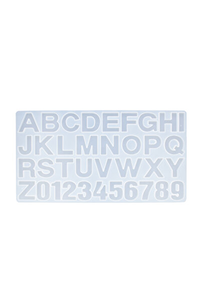 Jesmonite Matrita litere si numere 36 cm x 19.4 cm