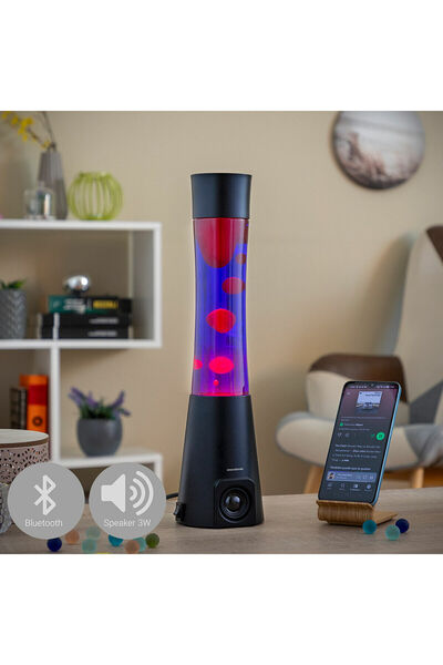 InnovaGoods Lampă Lavă cu Difuzor, InnovaGoods, Maglamp, Neagră