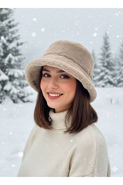 Pimody Pălărie de pluș pentru femei