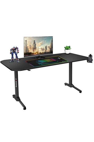 Huzaro Birou de gaming HZ-Hero 4.7, MDF negru, 160 x 75 cm