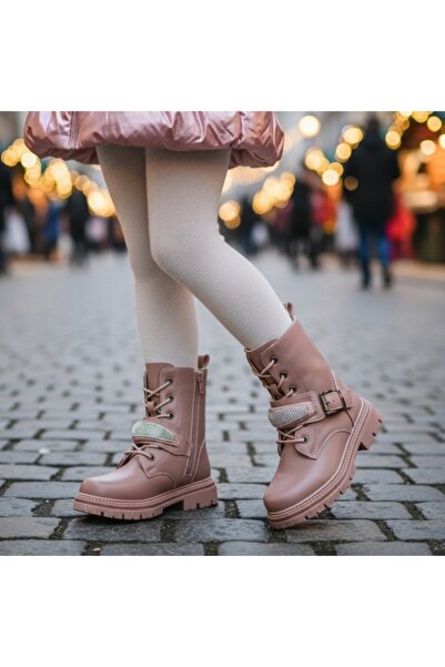 OEM Ghete îmblănite pentru copii, aplicație ștrasuri decorative, călduroase, ...