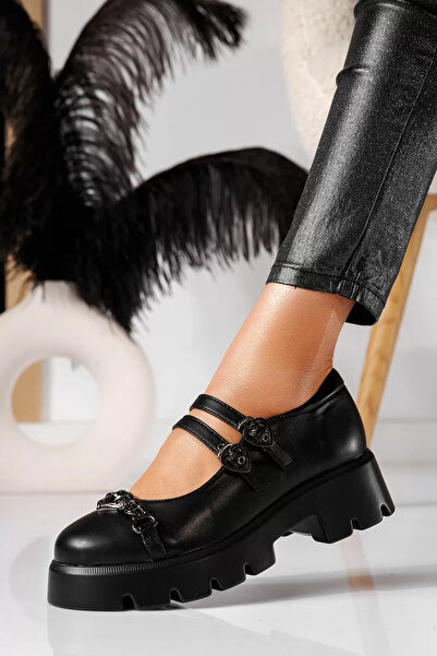 Zaira Pantofi casual dama negri din piele ecologica Irisa #20770 - 38