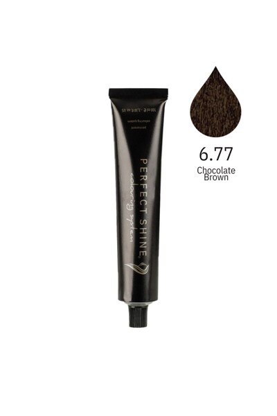 PERFECT SHINE Permanent Profesyonel Saç Boyası 100ml -Yoğun Sıcak Çikolata Ka...