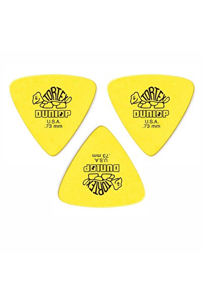 DUNLOP Jim 431P.73 Tortex 3 Adet Üçgen Gitar Pena (0.73 mm) triangle