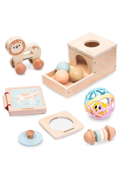 mamabrum Set de jucării Montessori pentru copii 7-12 luni