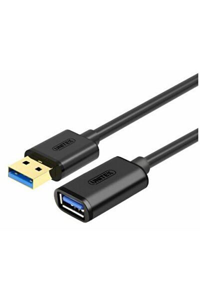 Unitek Cablu prelungitor USB Y-C456GBK Negru 50 cm