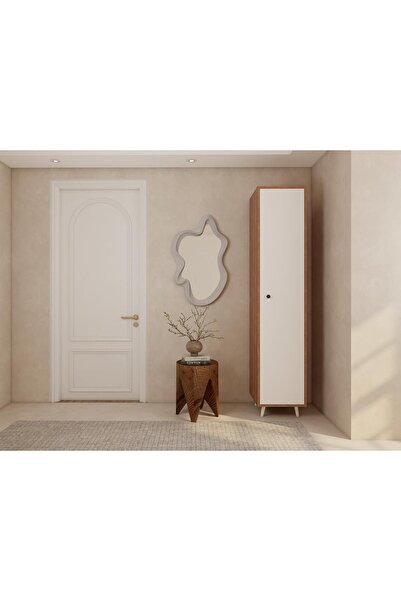 Masif Market Volta Çok Amaçlı Banyo/Kiler Dolabı Marbella Kiraz Renk