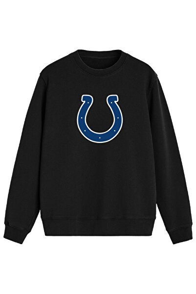 BA Sportswear سترة رياضية سوداء عادية لفريق إنديانابوليس لكرة القدم الأمريكية