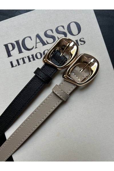 LİA KEMER حزام نسائي ذهبي اللون منقوش من جوي، حزام للسترة، حزام للملابس، حزام...