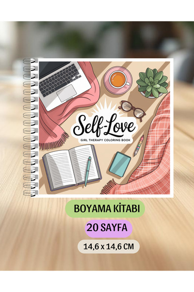 VORACRAFT Boyama Kitabı, Self Love Coloring Book KU0024