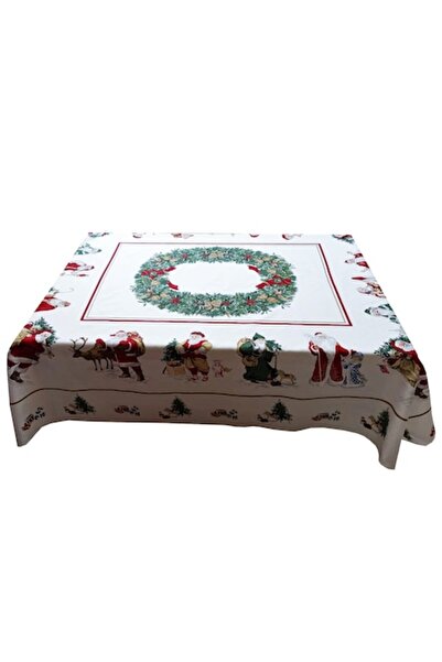Mcf Santa Claus Traditional Cotton Tablecloth - 6 Persons, 150x180 cm