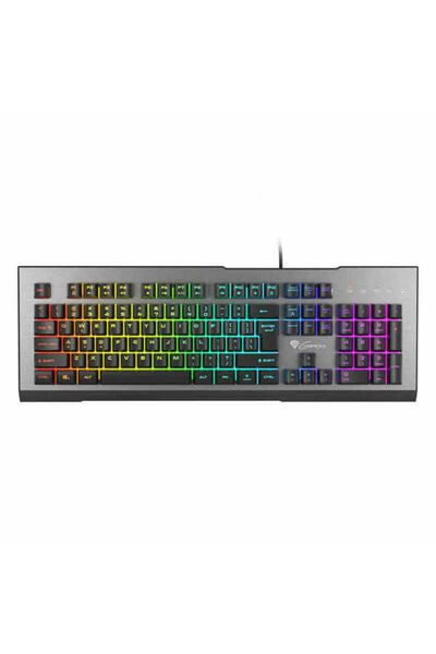 Genesis Tastatură de gaming NKG-1621 RGB argintie