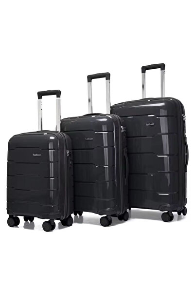 Generic PP Hard Shell 3-Piece Luggage Set | Lightweight Durable Suitcase with TSA Lock and 360 Wheels