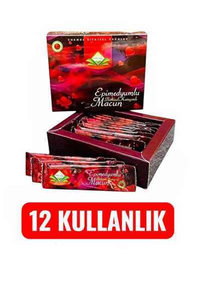 Themra Bal Ginsengli Bitkisel Karışımlı Mesir Epimedyümlü1 Kuvvet Macun 12X12 Gr
