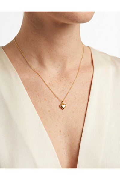 Çelikoğlu Kuyumculuk 14 AYAR ALTIN KALPLİ KOLYE 1,00 GR