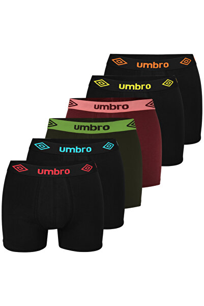 UMBRO Men’s cotton boxers, Umbro, mixed colors, 6-piece set