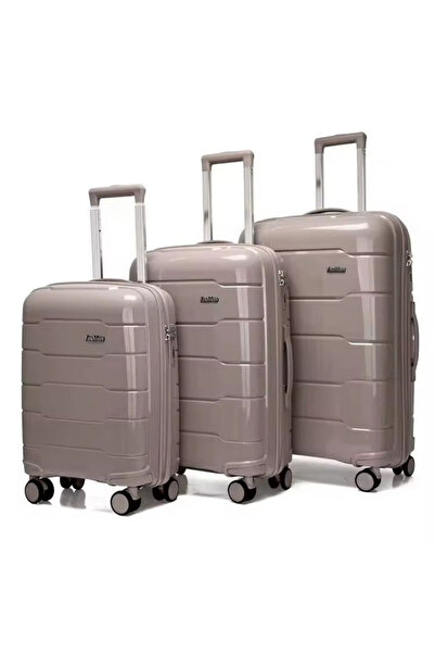 Generic PP Hard Shell 3-Piece Luggage Set | Lightweight Durable Suitcase with TSA Lock and 360 Wheels