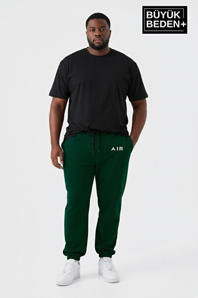 Superlife Men's Large Size Elastic Leg Comfortable Fit Ar Printed Slim Sweatpants Spr26Bea951-1