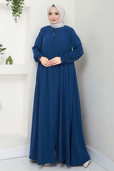 hafsamina Mevlana Ferace Indigo Hm2153