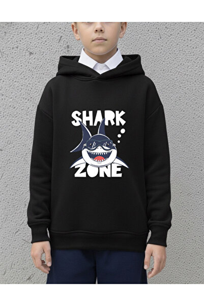 LORVEX قصة فضفاضة سويت شيرت للأطفال – شارك زون مطبوع