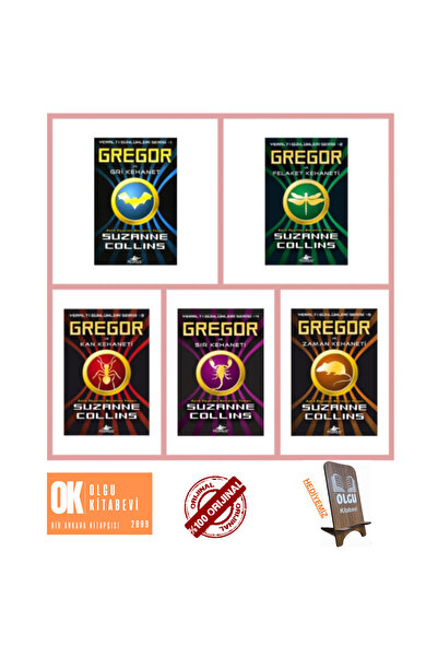 Artemis Yayınları Yeraltı Günlükleri serisi 5 kitap set / Gregor ve Gri Kehan...