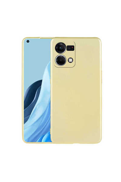 zore غطاء حماية من السيليكون لهاتف Reno 7 4G MSRA Premier - ذهبي