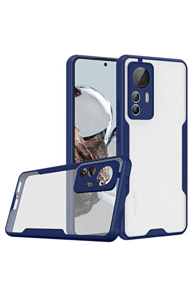 zore Mi 12t Case Msra Parfe Cover - Navy Blue