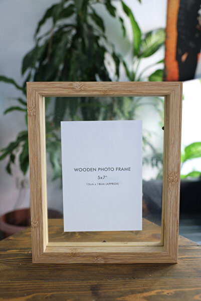 grand medya Ahşap Cam Paspartulu 13 x 18 yada 20 x 25 cm Fotoğraf Çerçevesi