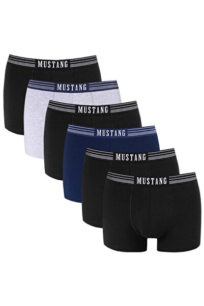 Mustang Men’s cotton boxers, BM1053, classic fit, 6-piece set