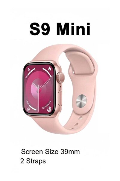 Generic Smart Watch Series 9 Full Screen with Wireless Charging Size 39 mm - Pink