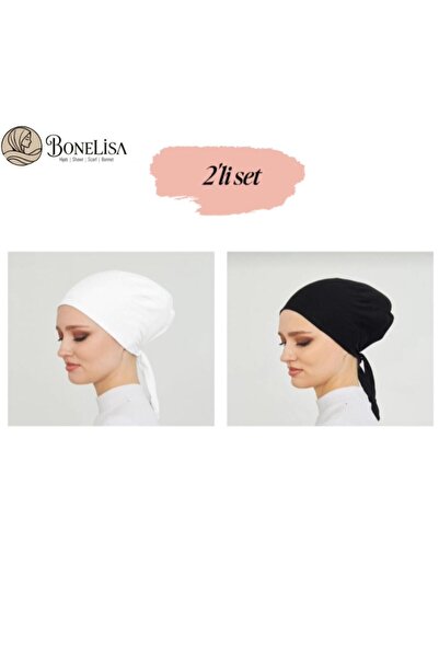 Bonelisa 2-Piece Combed Cotton Bonnet