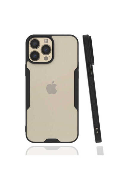 zore iPhone 13 Pro Max Compatible Nxxa Parfe Case-Black