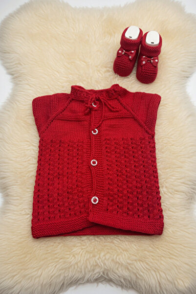Hiciw Hand Knitted Vest and Booties | |   Baby & Kids Vest and Booties Set