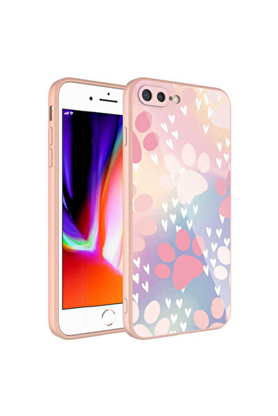zore iPhone 7 Plus Case Camera Protected Patterned Hard Silicone Msra Epoxy C...