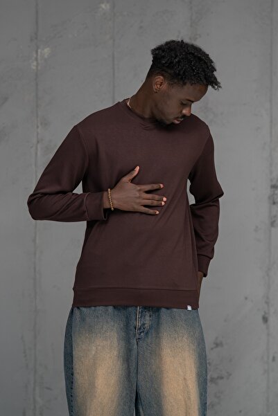 FBI Slimfit Modal Fabric Spring Crew Neck material elastic Swea tricou