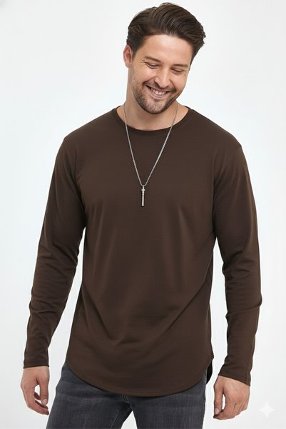rammers Wide Neckline Skirt Part Oval Cut T-Shirt