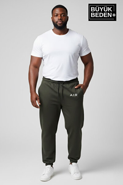 Superlife Men's Large Size Elastic Leg Comfortable Fit Ar Printed Slim Sweatpants Spr26Bea951-1