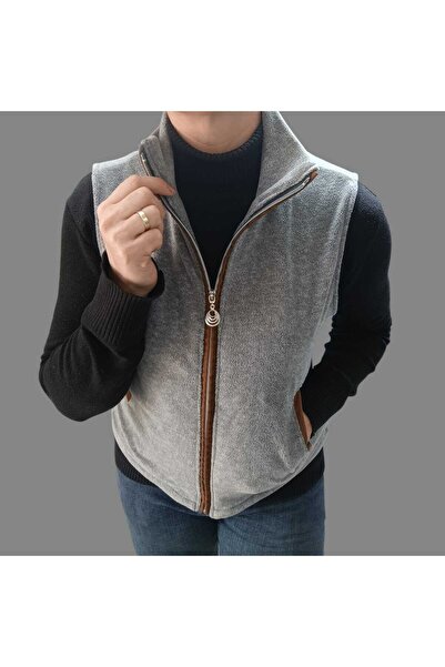 Store Welsoft Önü Fermuarlı Fleto Cepli Yelek