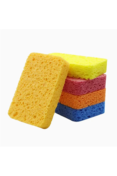 Gonga Set of 5 bath sponges, various colors, Gonga® Multicolor