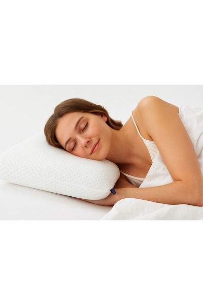 emma Pernă din spumă cu memorie, albă, 40x60 cm, control al umidității, respi...