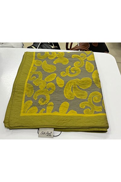 SILKHOME EŞARP Velora viskon eşarp yağ yeşili