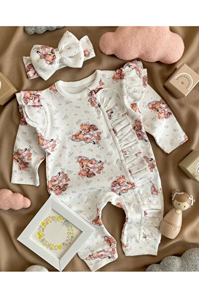 Momercy Baby Toy and Bear Baby Girl Romper and Buckle
