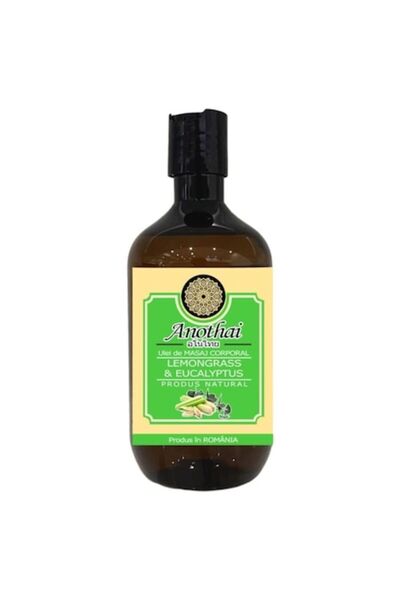 Anothai Премиум масажно масло с лимонена трева и евкалипт - хидратиращо и рел...