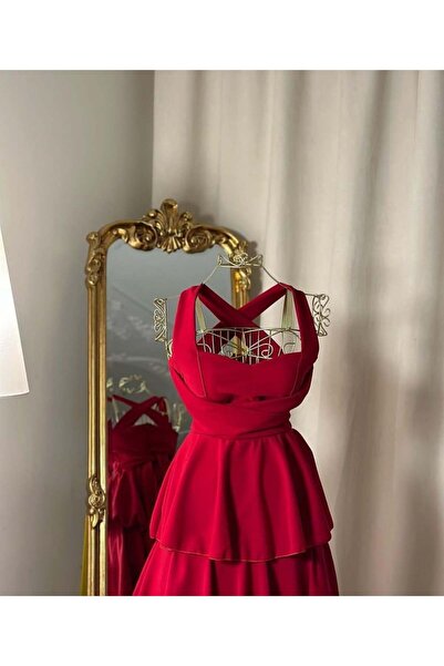 vanus fashion فستان ناعم طبقات ( 2 لونين ) 4312