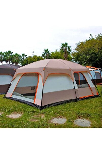 TOBYS خيمة توبي الجديدة للتخييم الخارجي ذات الطبقتين تتسع من 4 إلى 6 أشخاص، و...