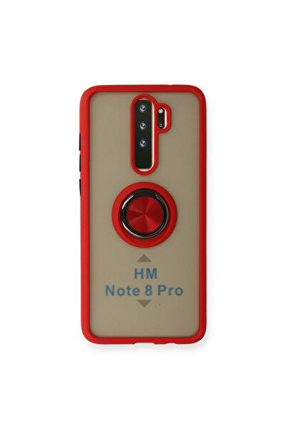 NewFace Xiaomi Redmi Note 8 Pro Case Montreal Ring Silicone Cover - Red